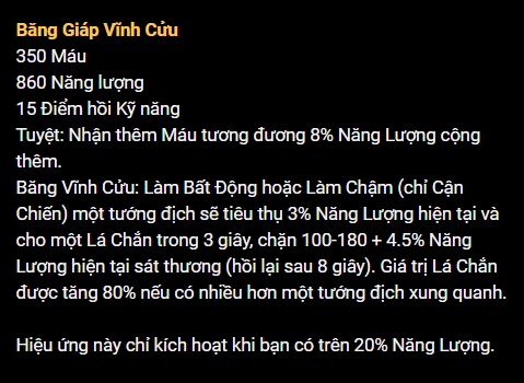 Băng Giáp Vĩnh Cửu Băng Giáp Vĩnh Cửu