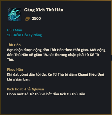 Găng Xích Thù Hận Găng Xích Thù Hận
