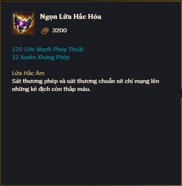 Ngọn Lửa Hắc Hóa Ngọn Lửa Hắc Hóa