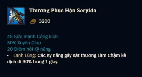 Thương Phục Hận Serylda Thương Phục Hận Serylda