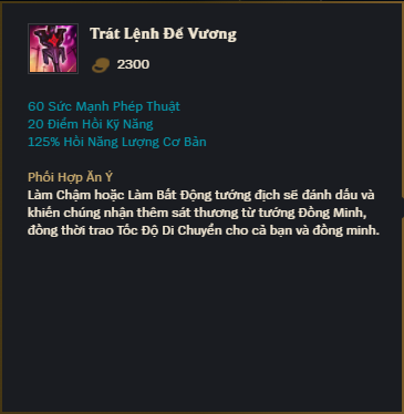 Trát Lệnh Đế Vương Trát Lệnh Đế Vương